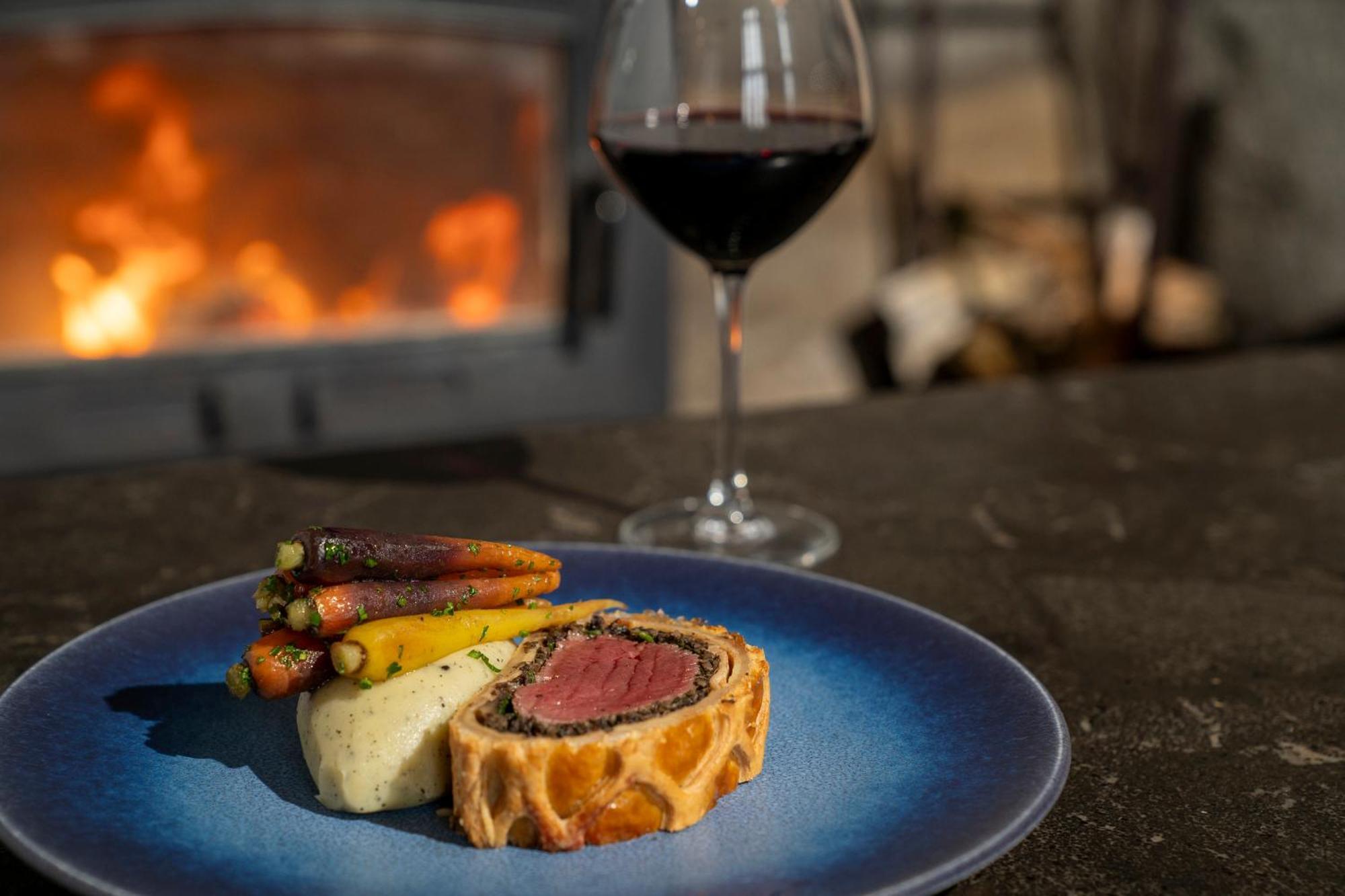 Boringdon Hall Hotel And Spa Plymouth Extérieur photo A beef tenderloin wrapped in puff pastry